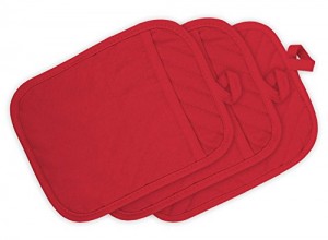 red potholder